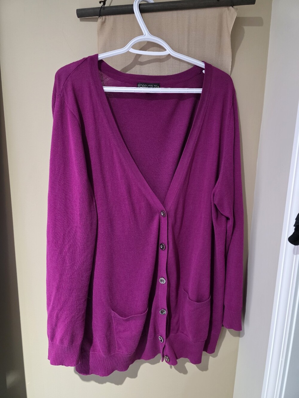 Magenta 3x Cardigan Forever21+